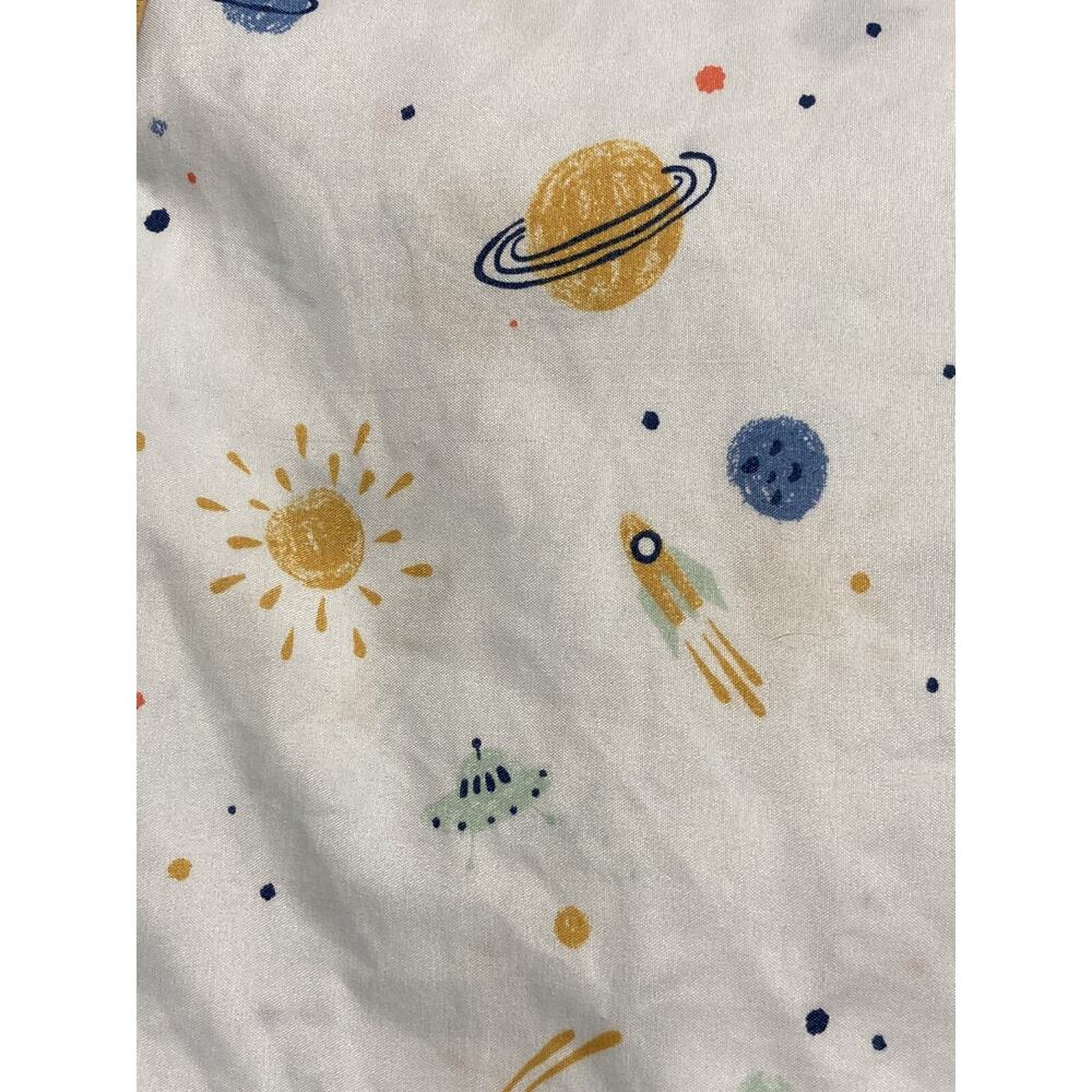 Pillowfort Planetary Playtime FULL Flat Sheet - Planets Space - Picture 5 of 6